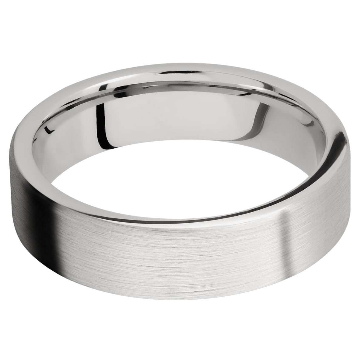 14K White Gold + Satin Finish