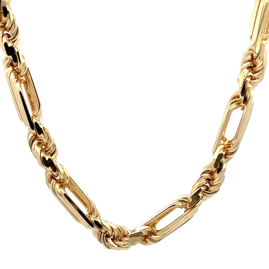 Milano 8mm Chain in 14K Yellow Gold