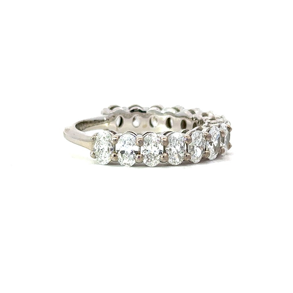 Lab Grown Diamond Band in 14k White Gold
