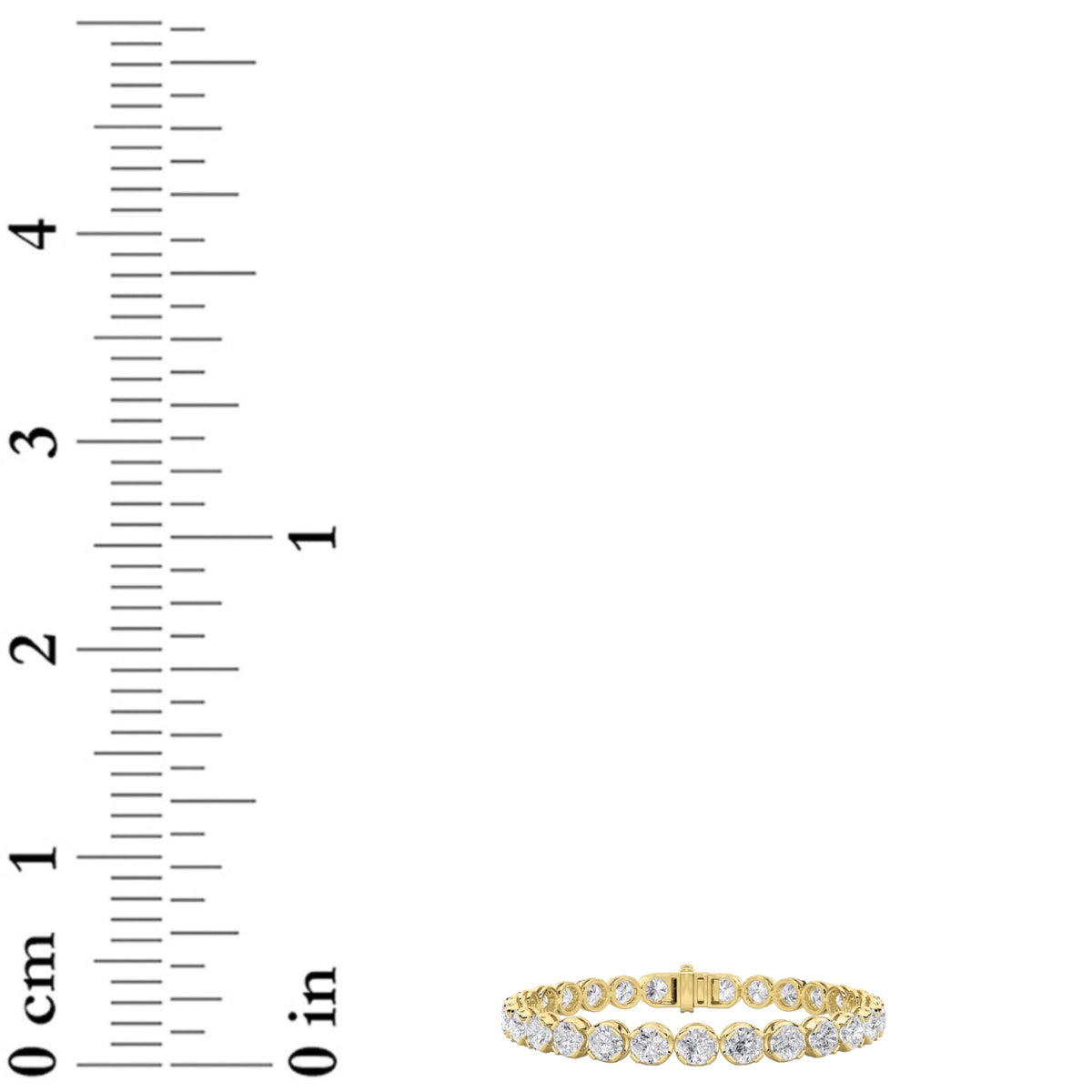 6CTW Round Lab-Grown Diamond Prong Tennis Bracelet 40 Stones