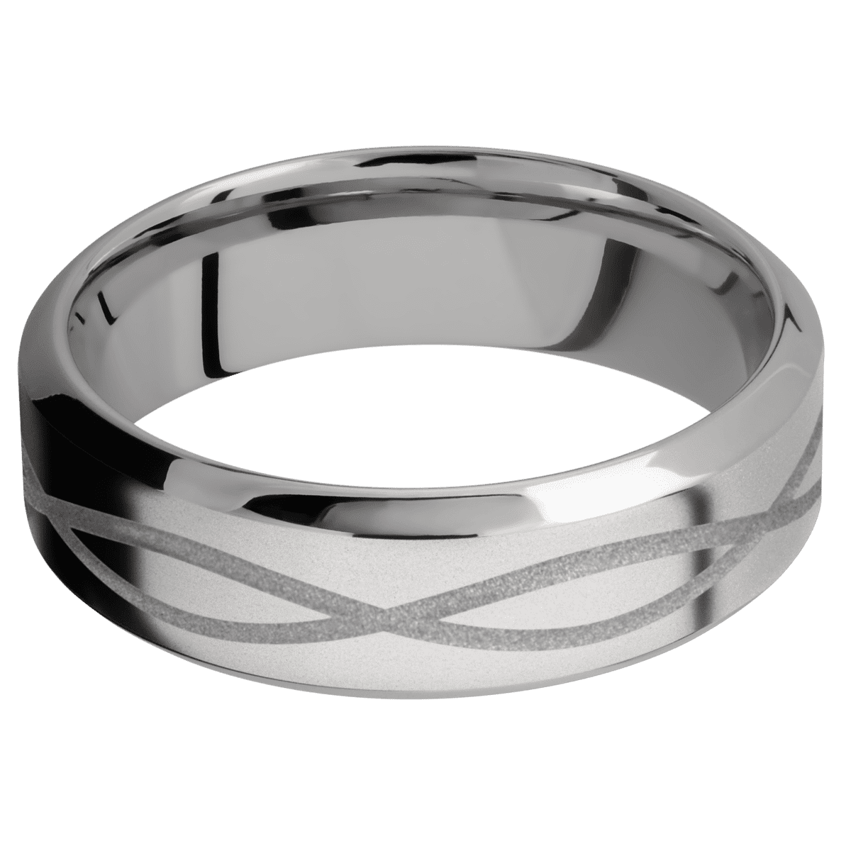 Titanium + Bead , Polish Finish