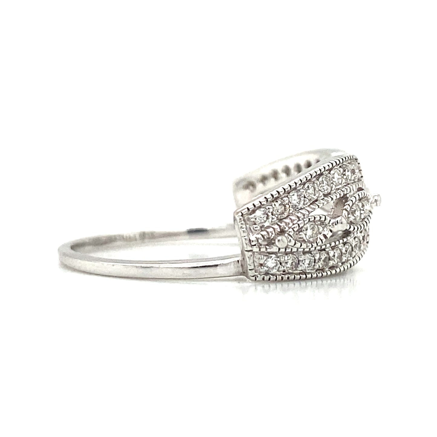Diamond Jacket in 14K White Gold