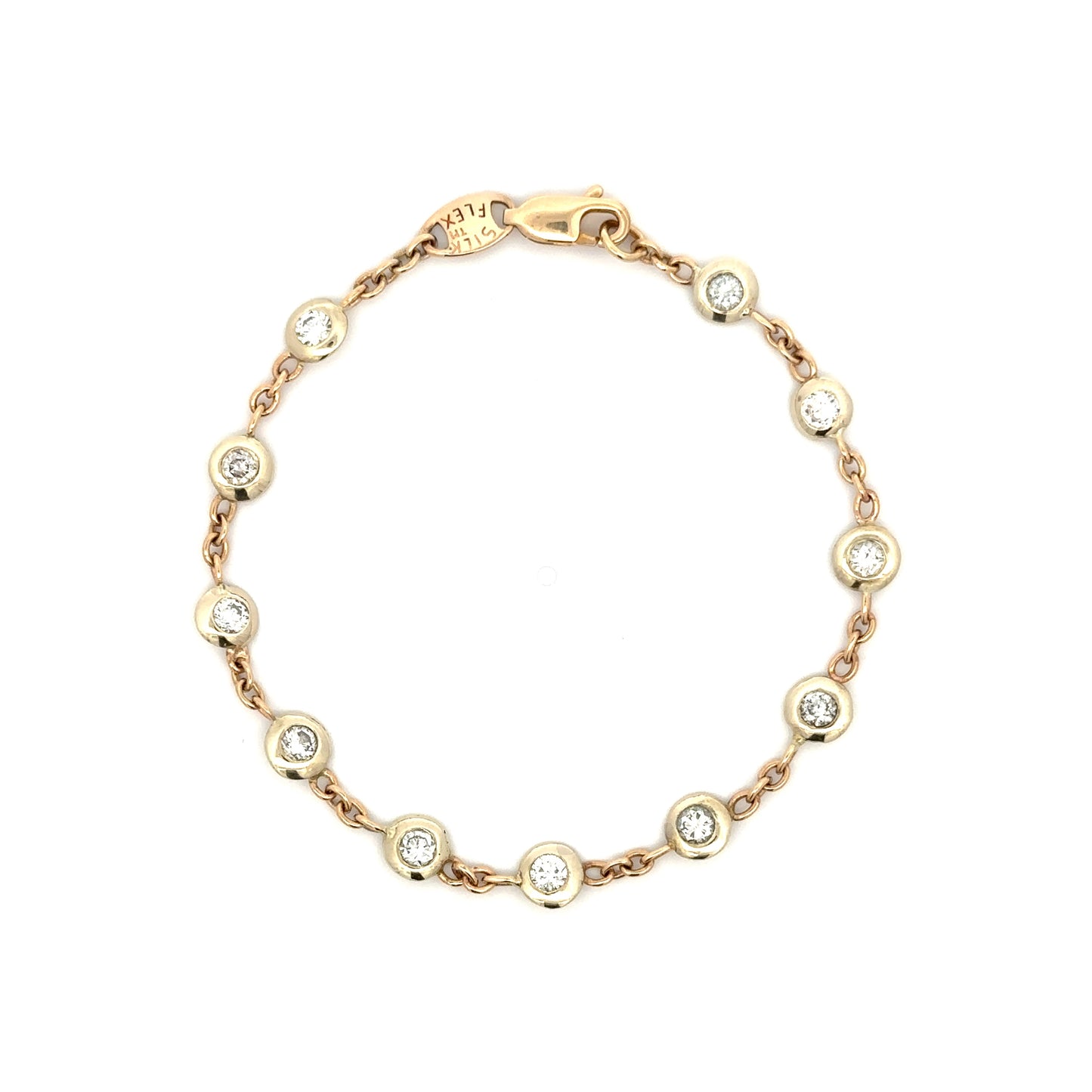 Diamonds by the Yard Bracelet in 14K Yellow Gold