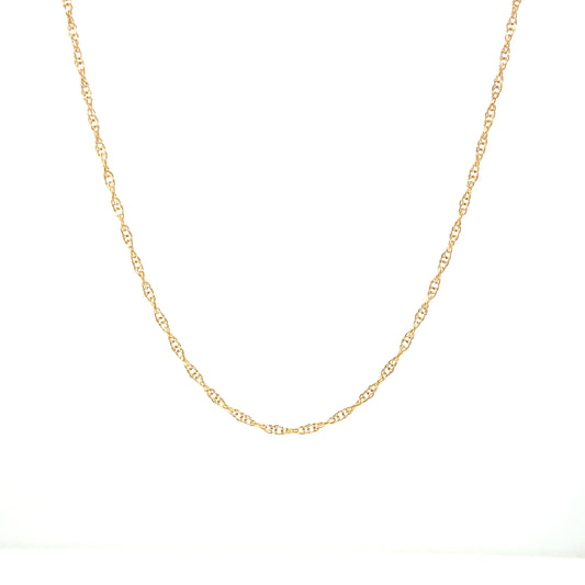 Singapore Chain in 14K Yellow Gold