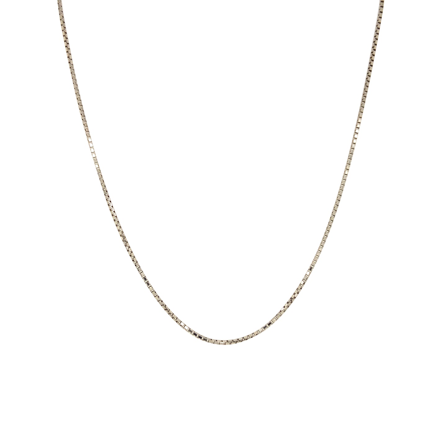 Box Chain in Platinum