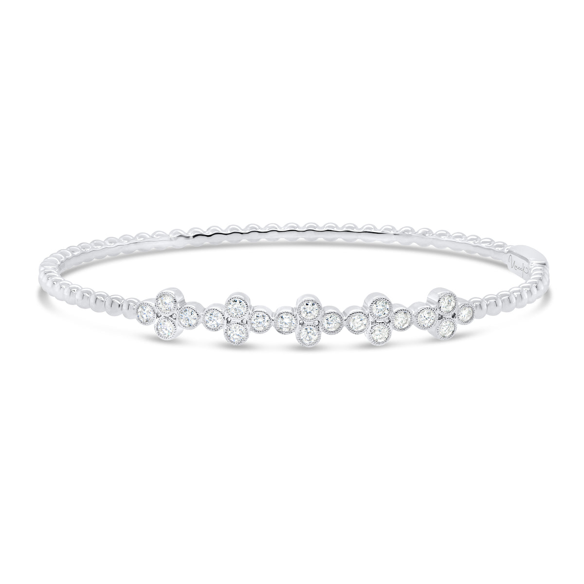 Uneek Bangle 18K White Gold BG7219W