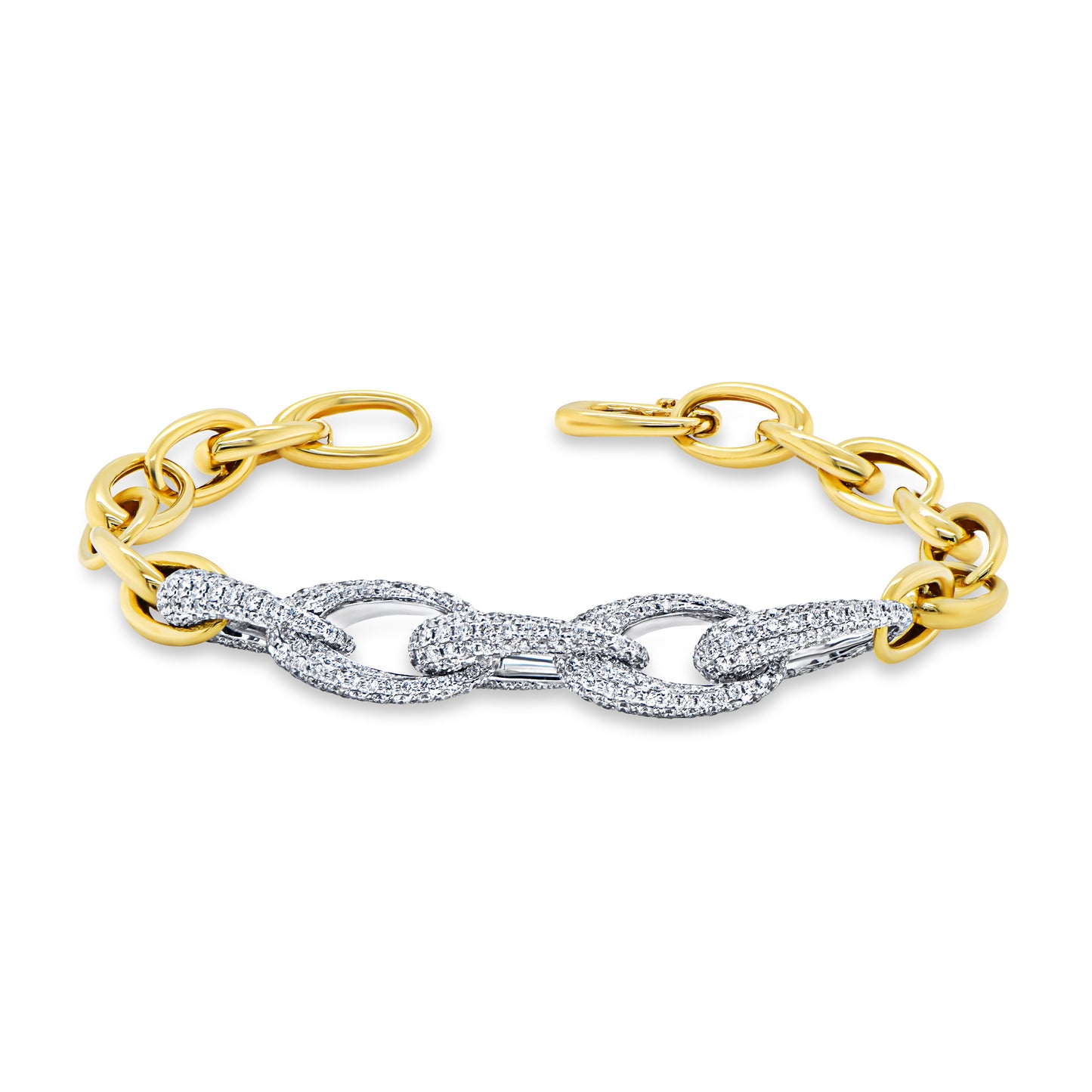 Uneek Bracelet 18K White & Yellow Gold BR0071