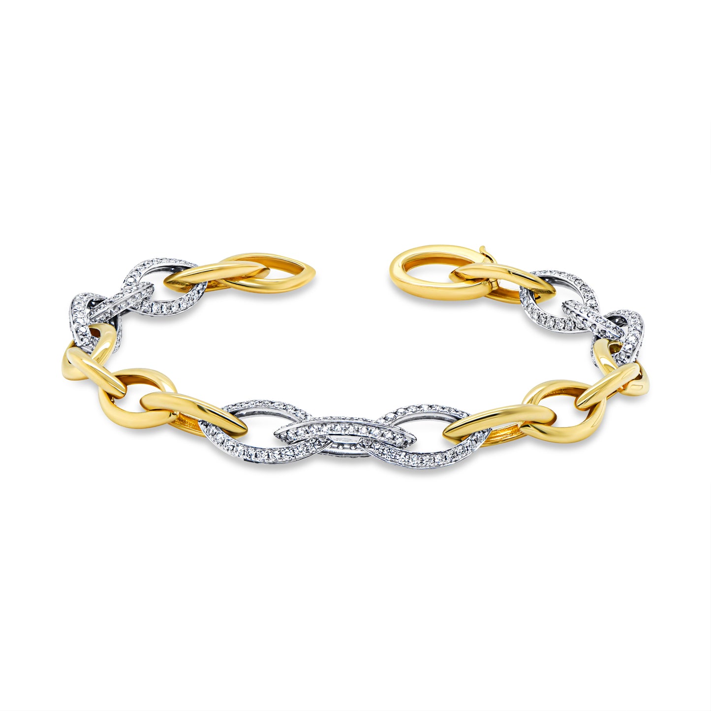 Uneek Bracelet 18K White & Yellow Gold BR0072