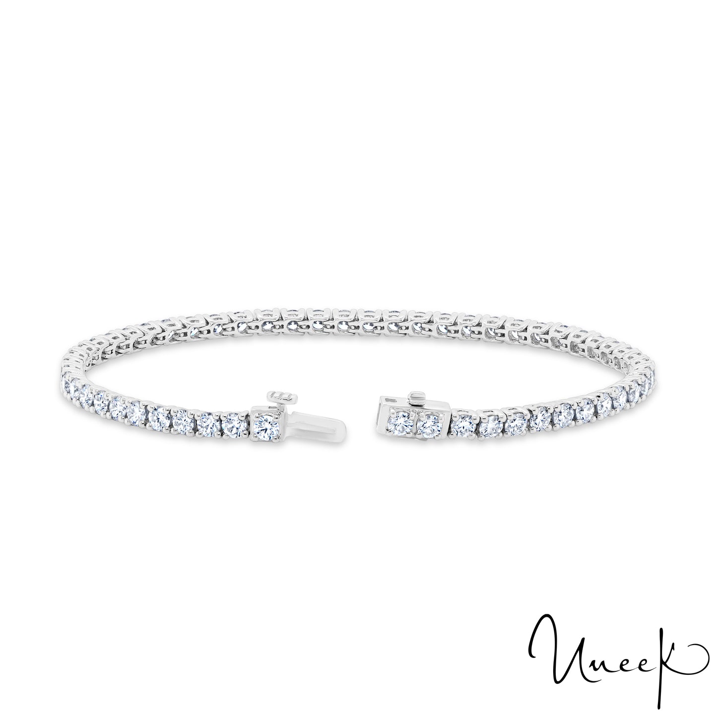 Uneek 1-Row Bracelet 18K White Gold BR1001U30-5