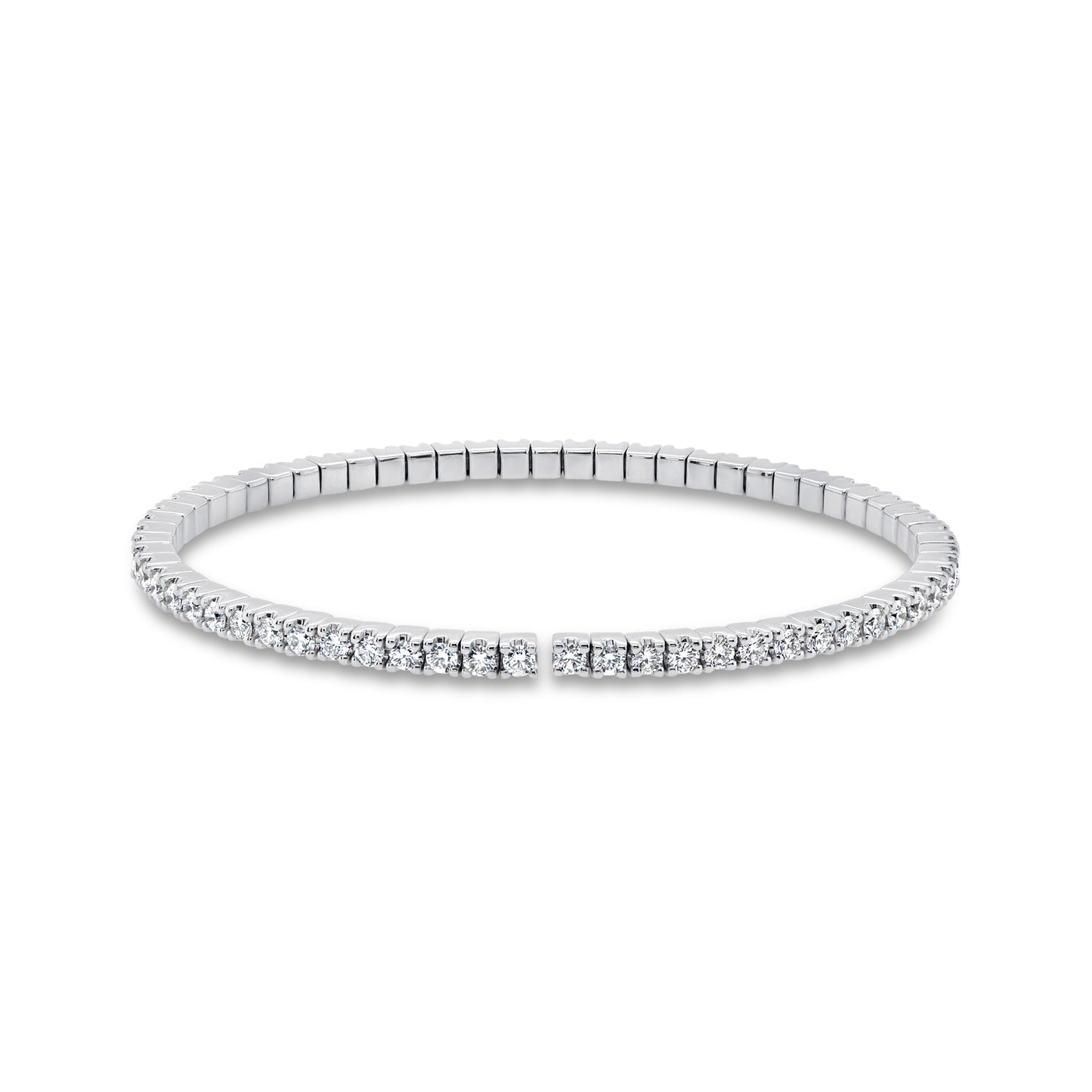Uneek Bangle 14K White Gold BR1040