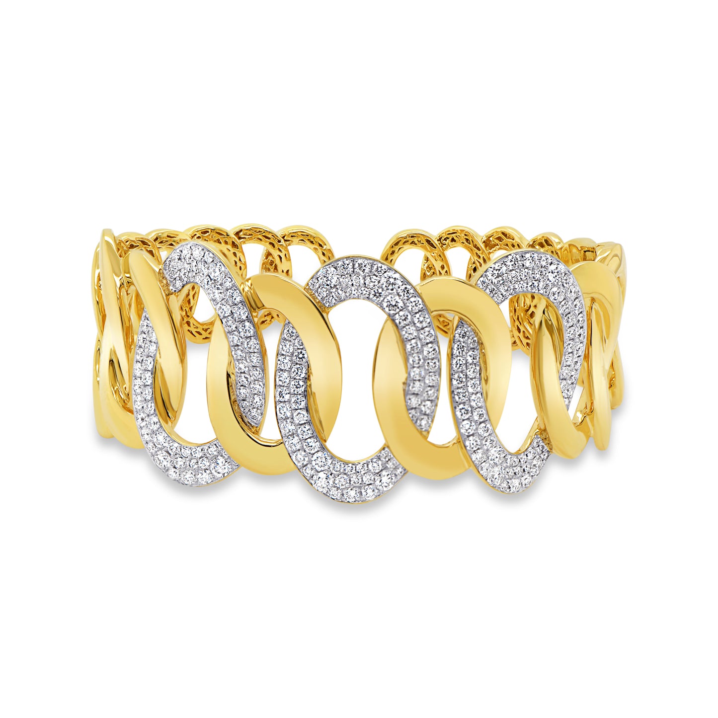 Uneek Bangle 18K White & Yellow Gold BR2301