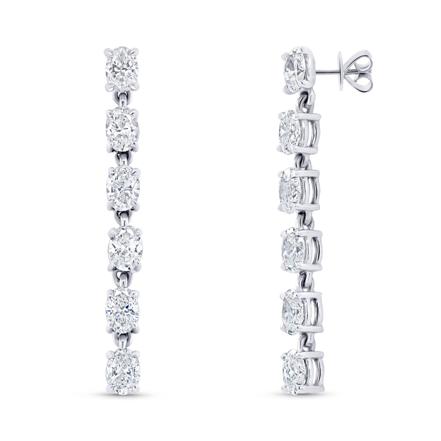 Uneek Earring 18K White Gold Oval ER3014U