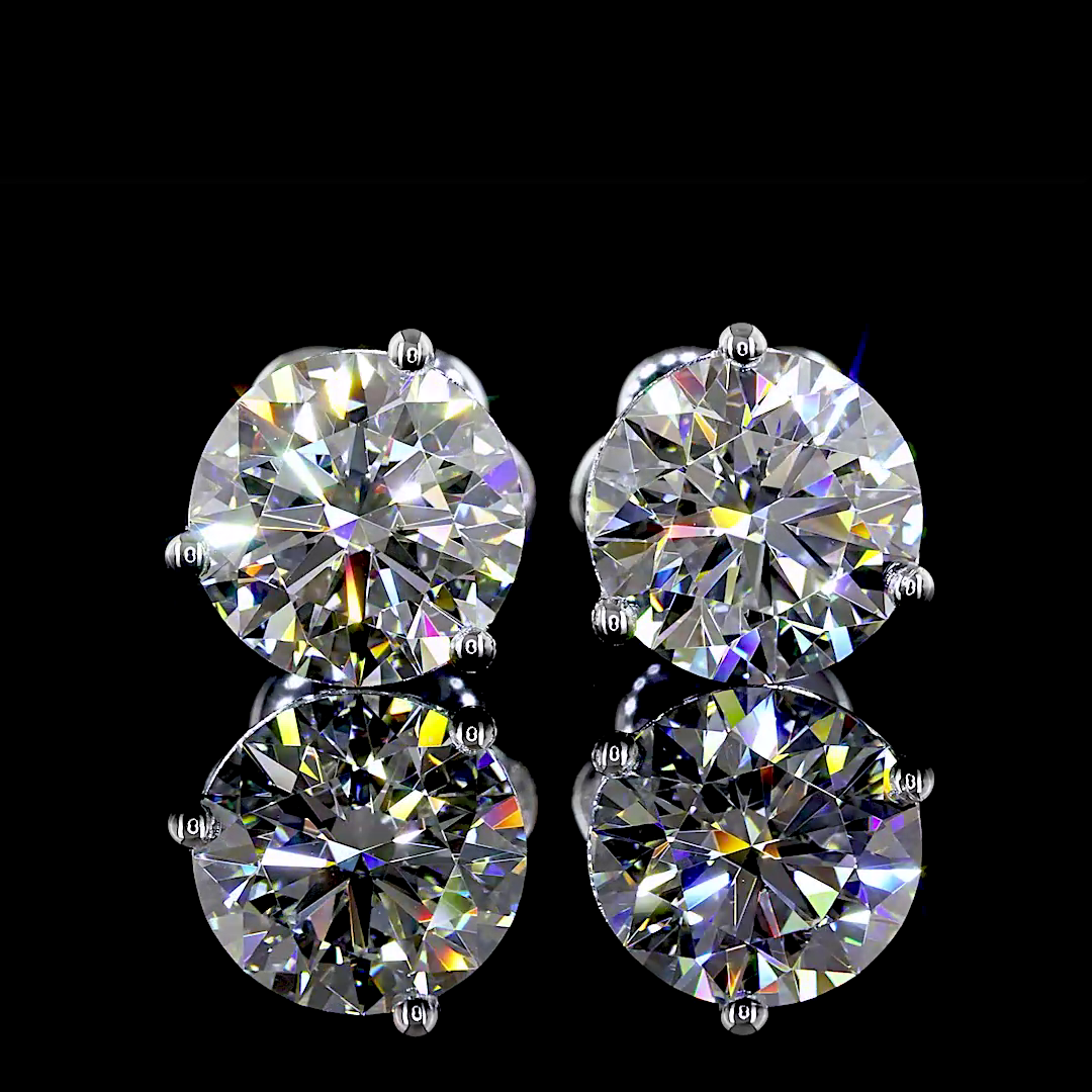 Earring BR 14K White Gold ER9748