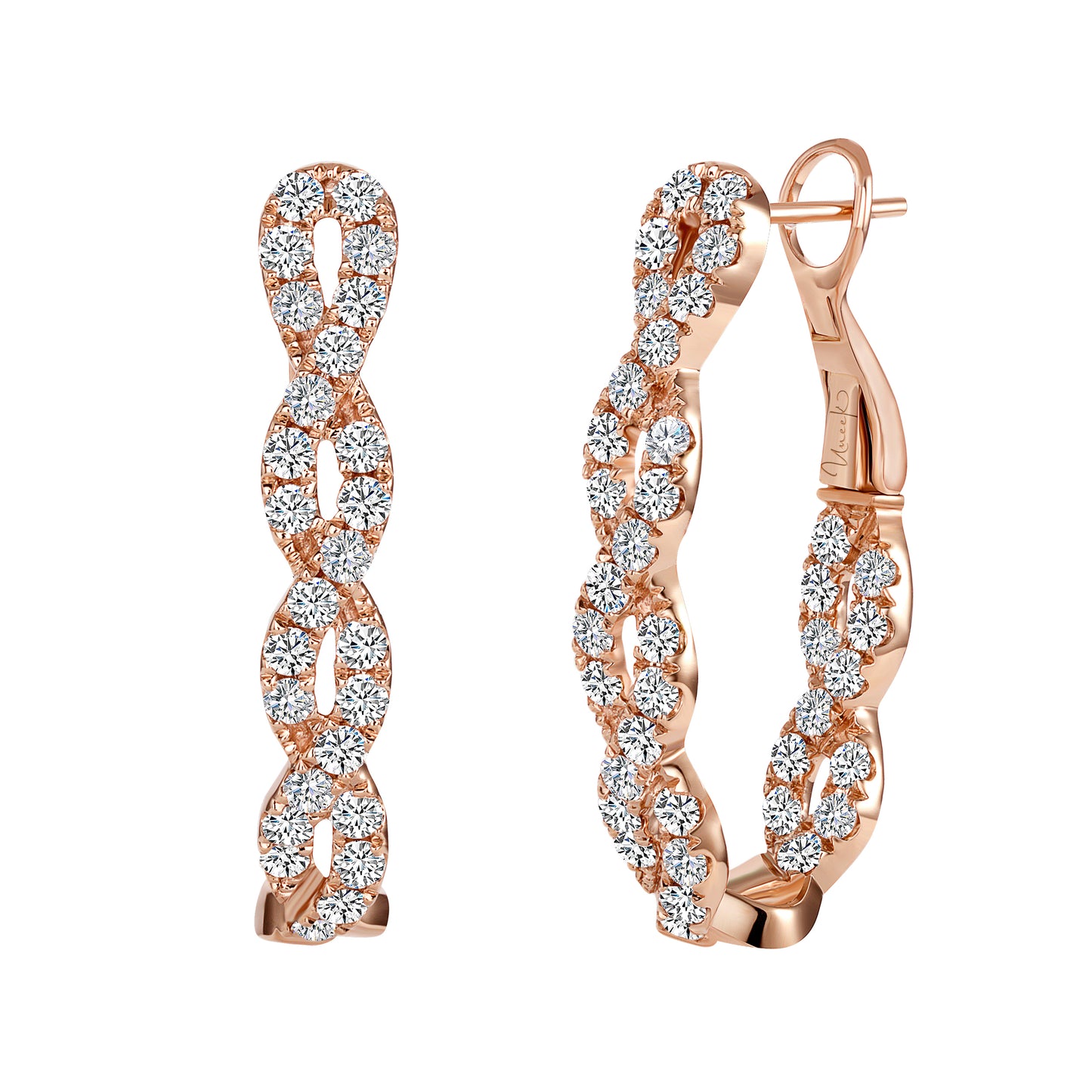 Uneek Earring 14K Rose Gold LVEW366R