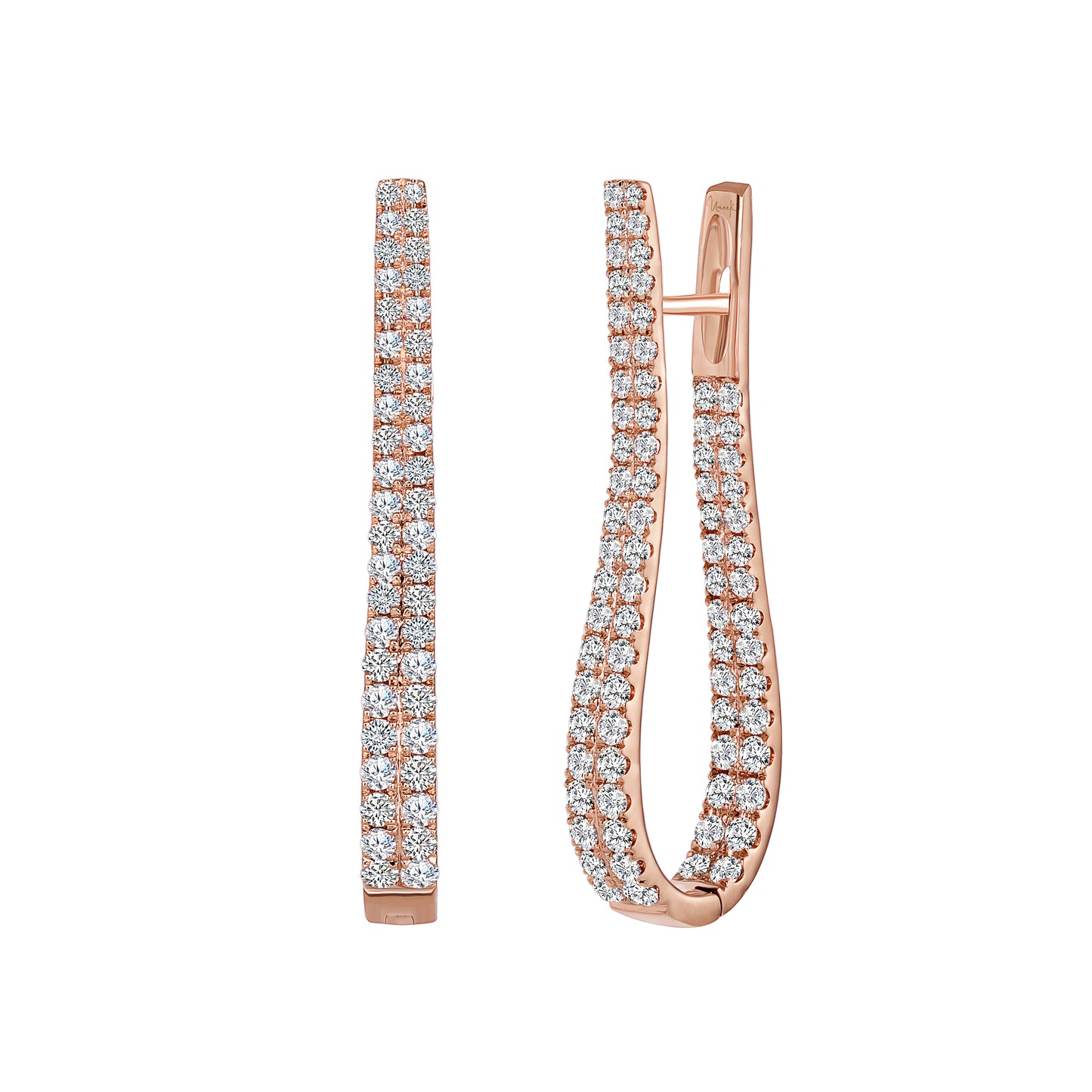 Uneek Earring 14K Rose Gold LVEW415R