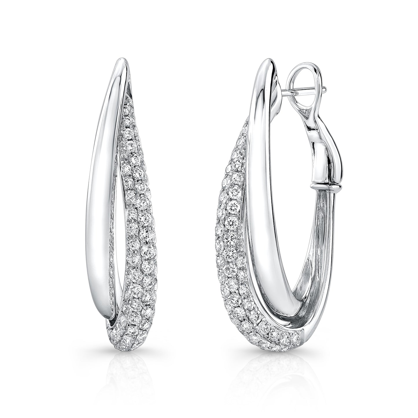 Uneek Earring 14K White Gold LVEW427W