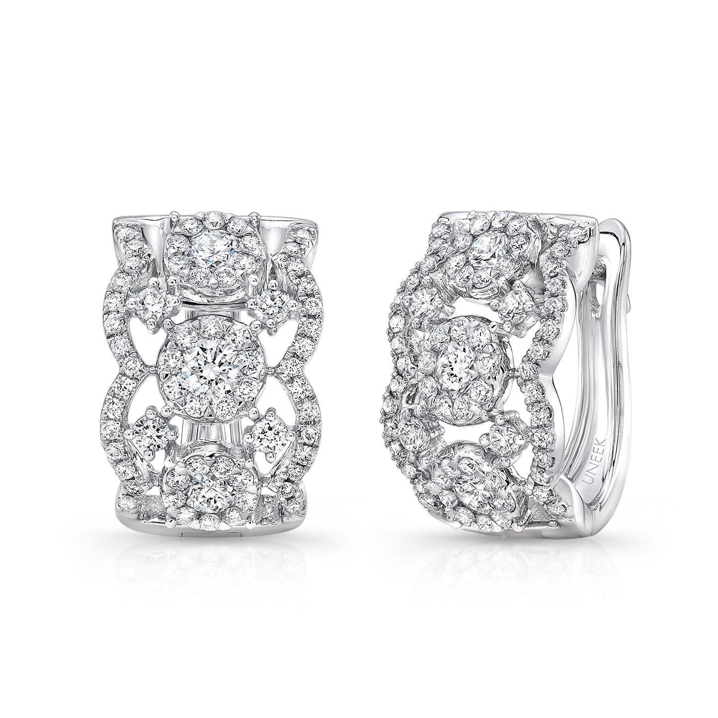 Uneek Earring 14K White Gold LVEW618W