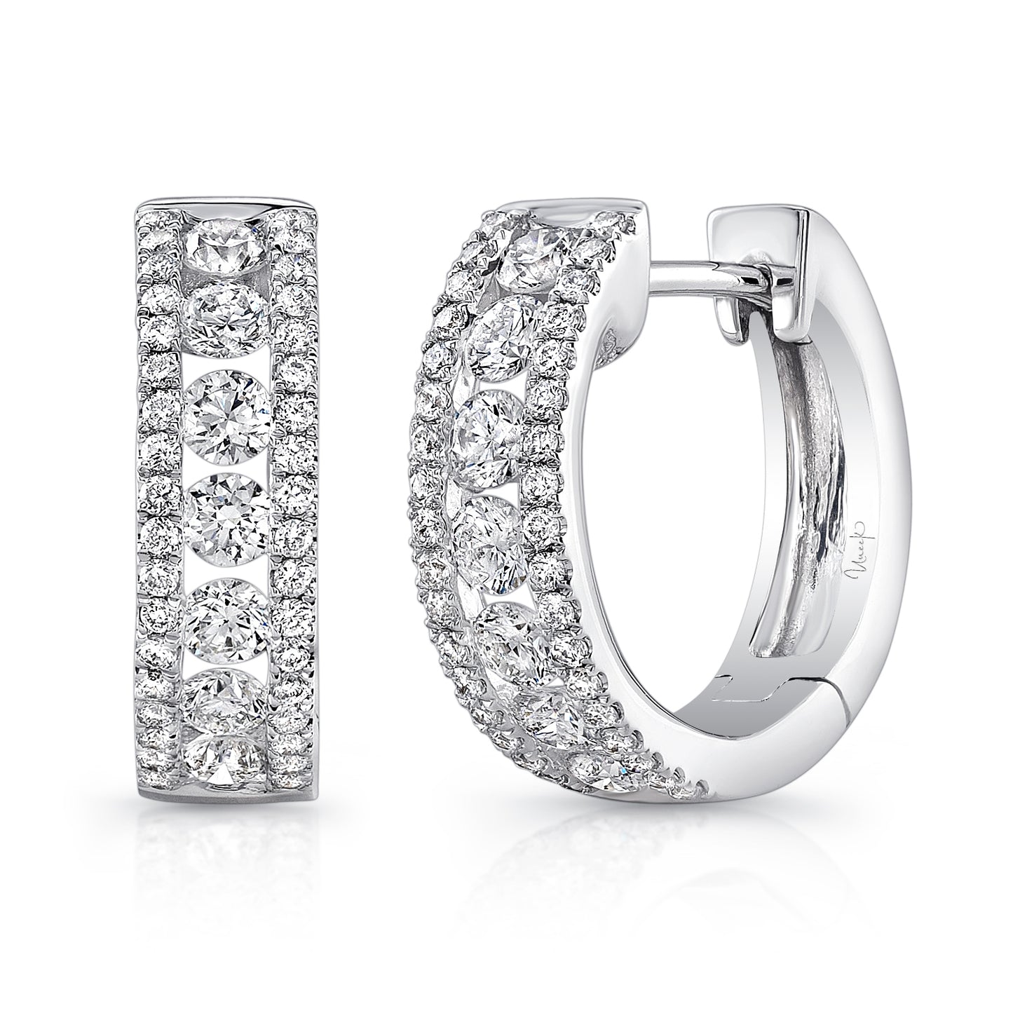 Uneek Earring 14K White Gold LVEW7866