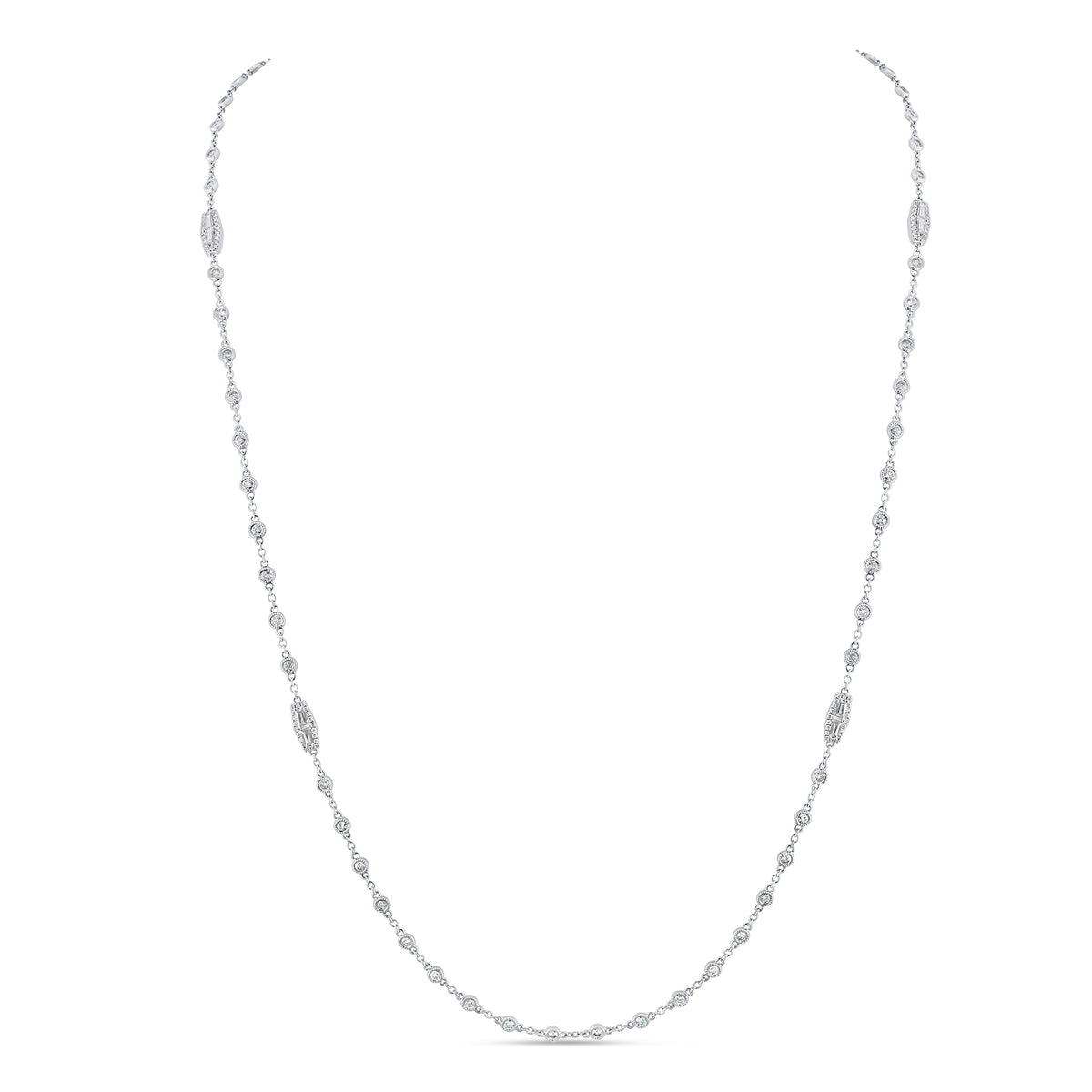 Uneek Necklace 18K White Gold NK1161W