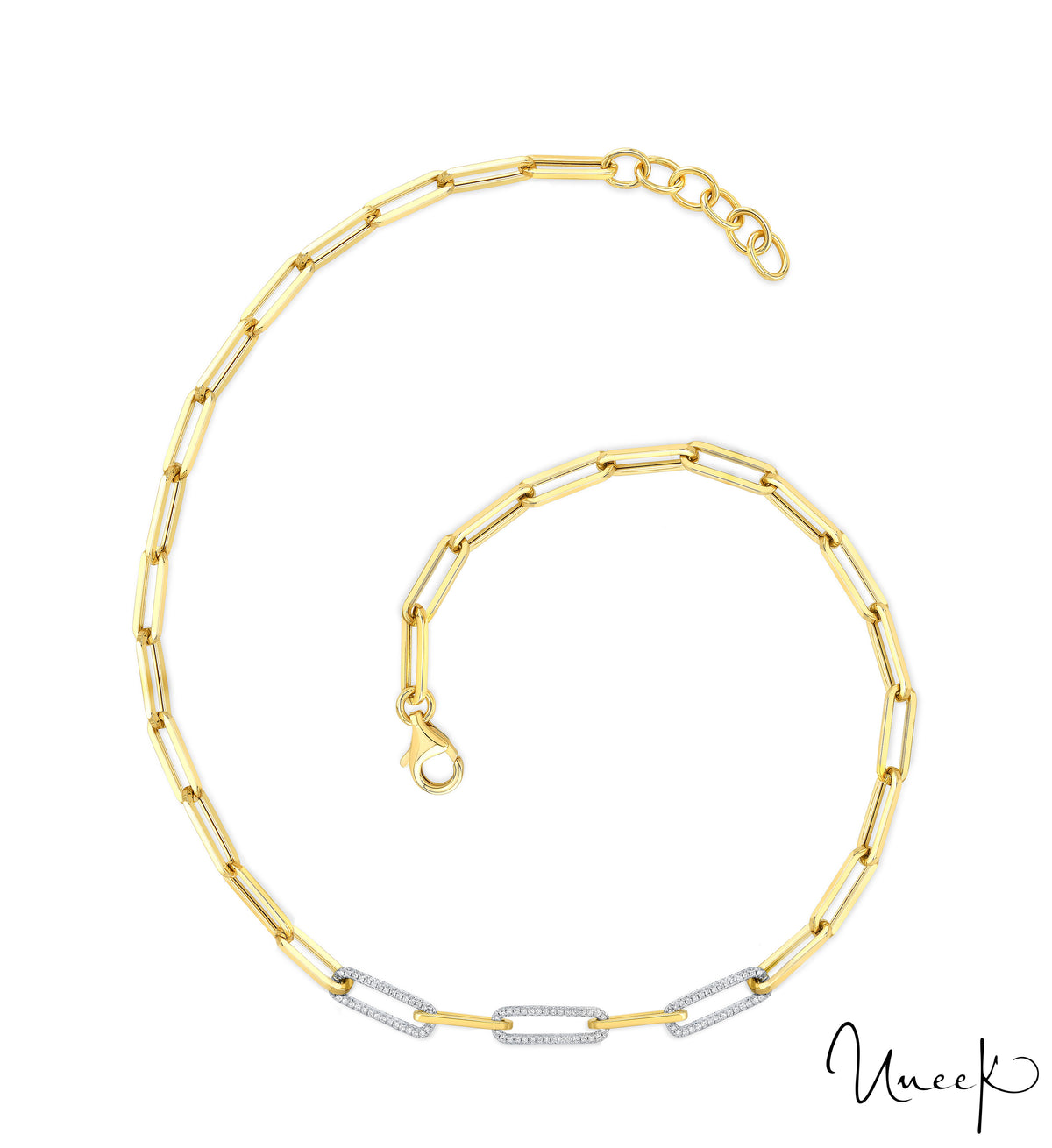 Uneek Necklace 18K White Gold, 18K Yellow Gold NK1993DC
