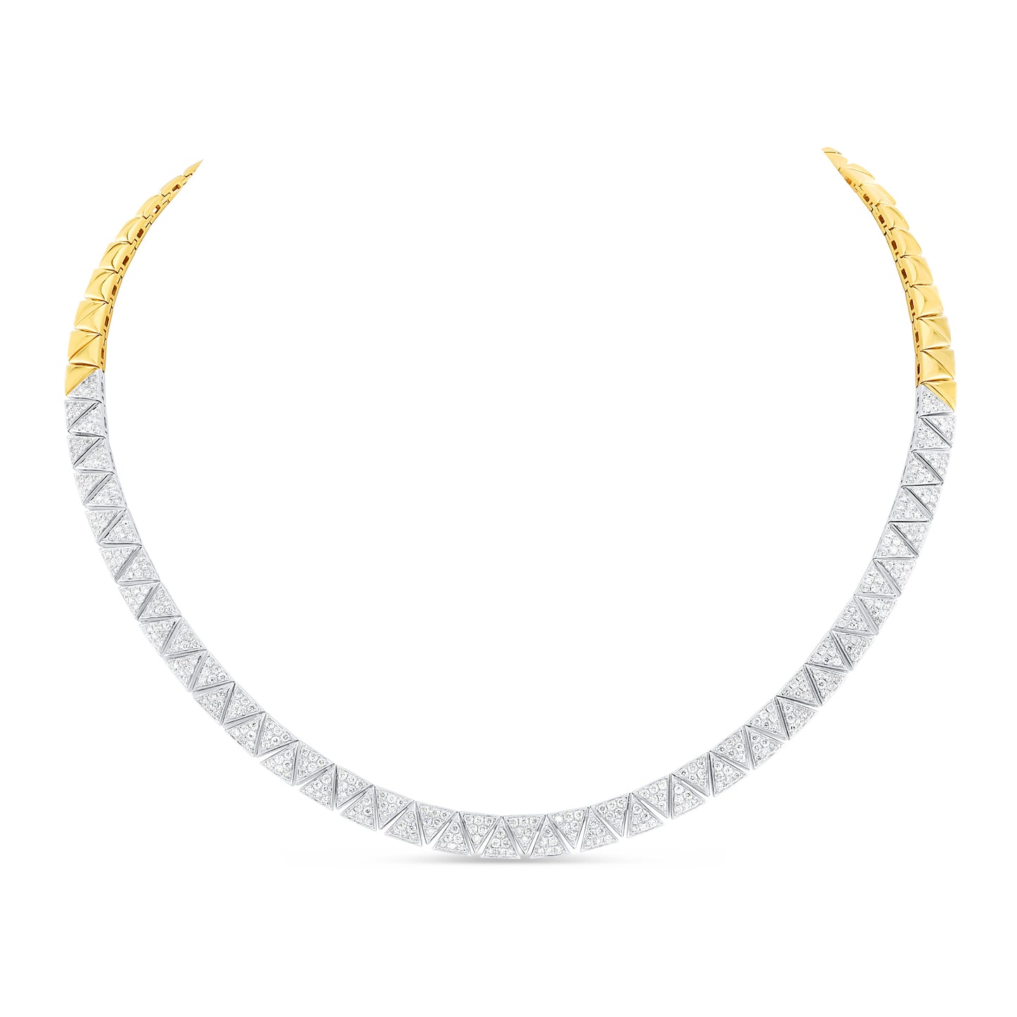 Uneek Necklace 18K White & Yellow Gold NK2221