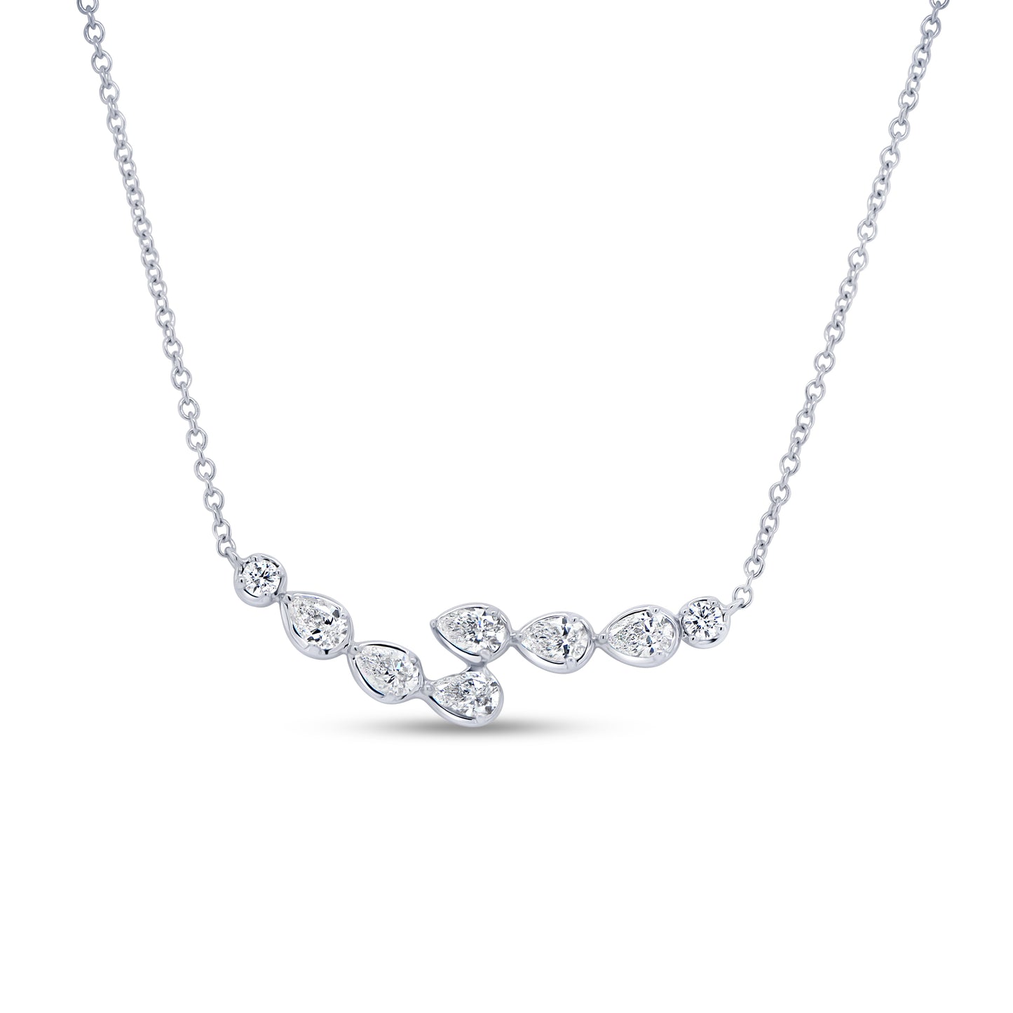 Uneek Necklace 18K White Gold PN022