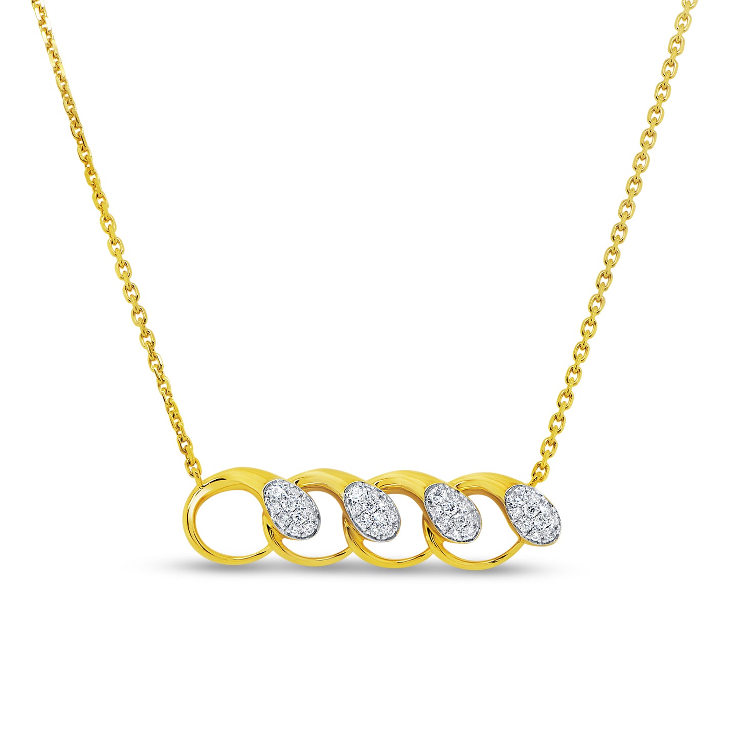 Uneek Pendant 18K White & Yellow Gold PN1890
