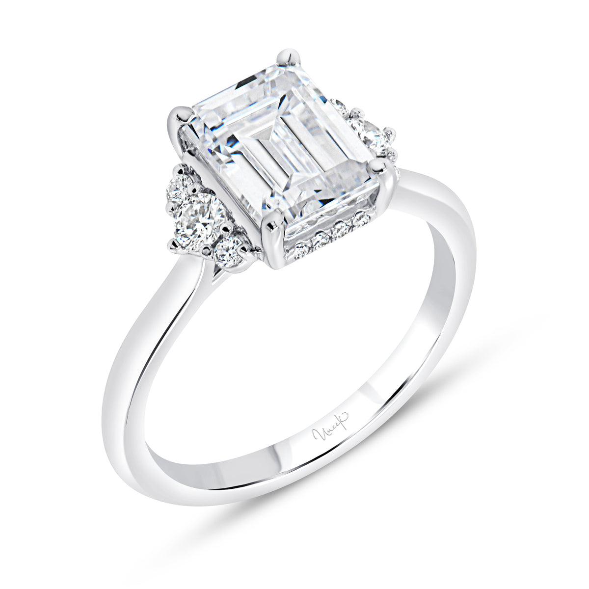 Uneek Ring 18K White Gold R1223EC