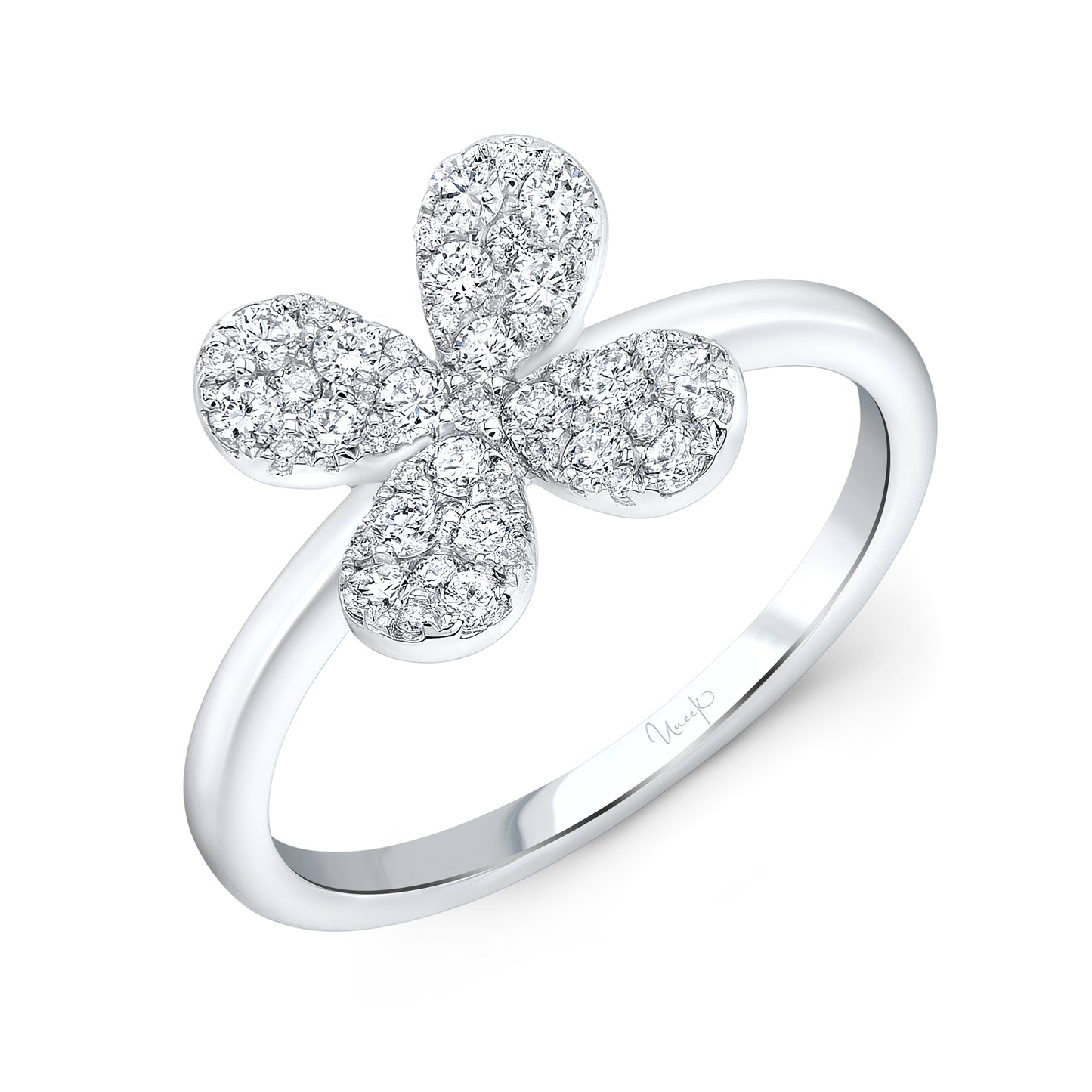 Uneek Fashion Ring 18K White Gold R4431PH