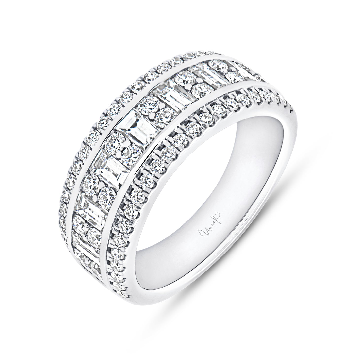 Uneek Fashion Ring 18K White Gold RB1133