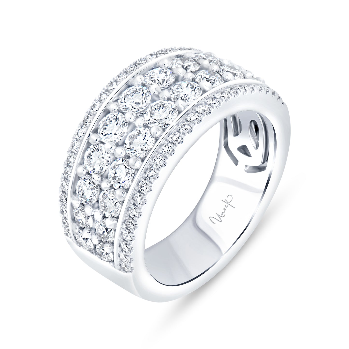 Uneek Fashion Ring 18K White Gold RB4013