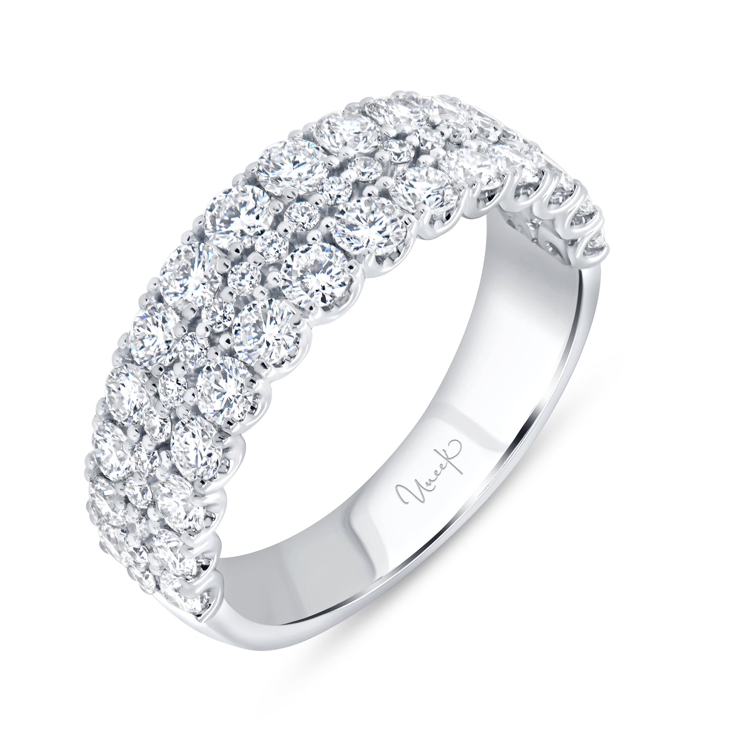 Uneek Anniversary Ring 18K White Gold RB4029