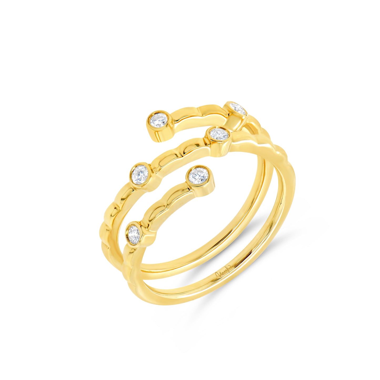 Uneek Fashion Ring 18K Yellow Gold RB6913Y
