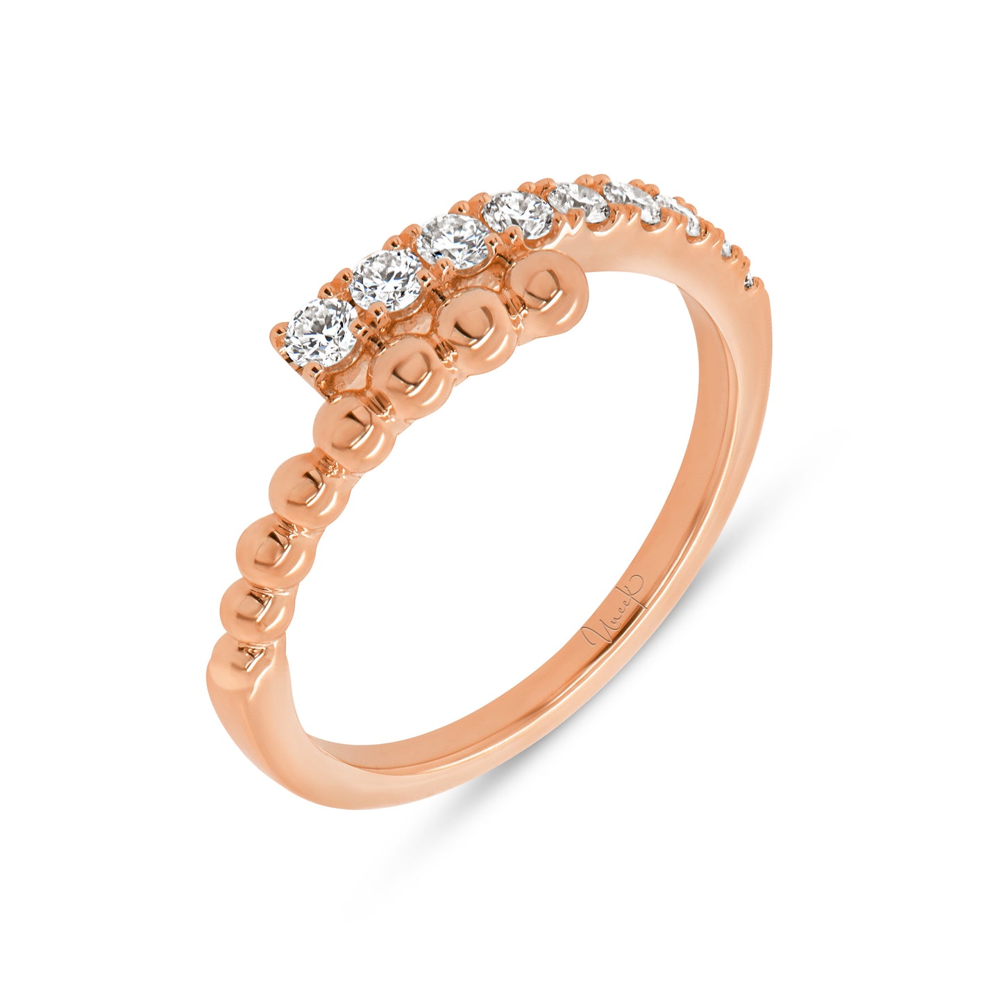 Uneek Fashion Ring 18K Rose Gold RB8433R