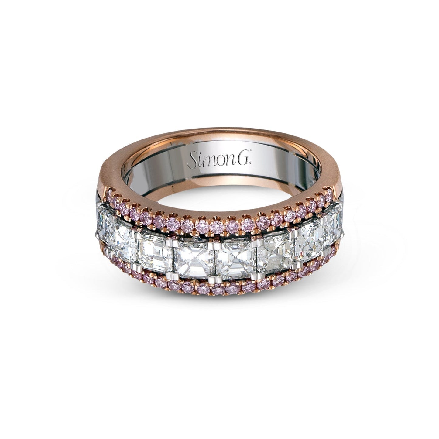 Anniversary Ring In 18k Gold With Diamonds - Simon G. Jewelry