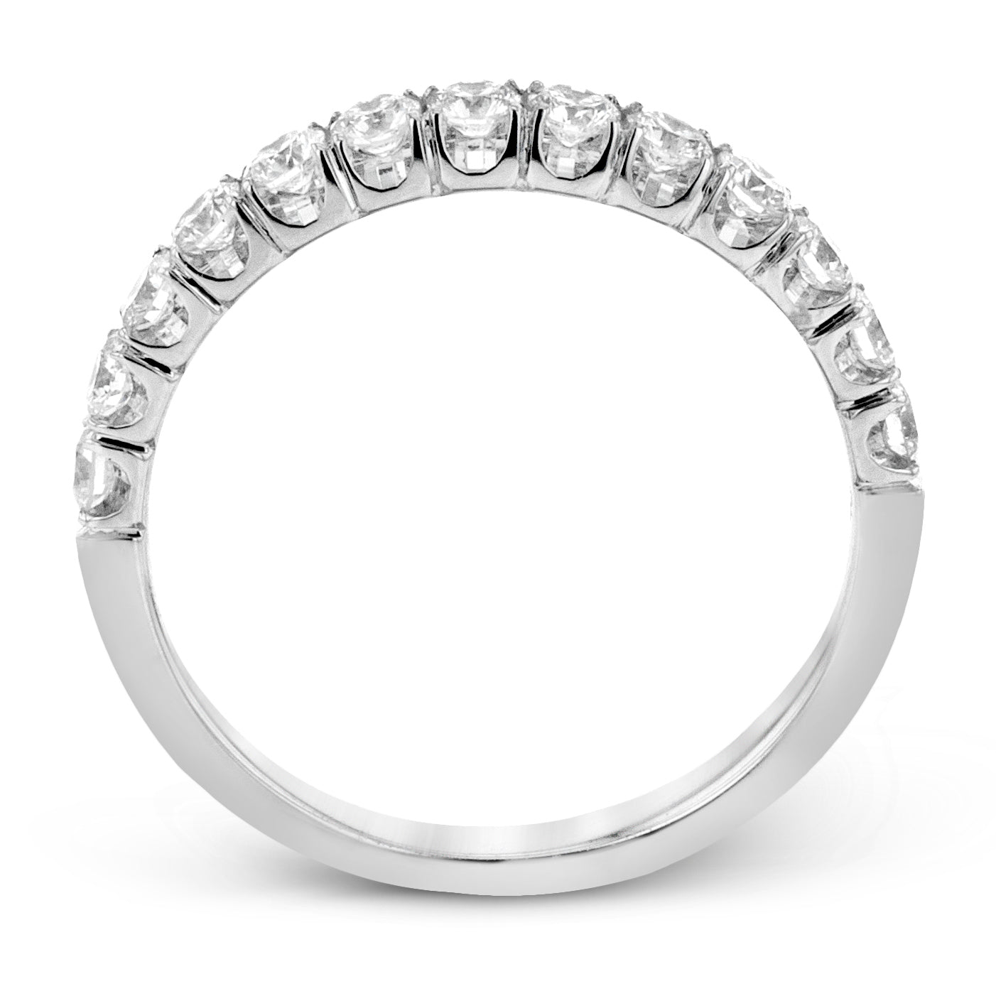 Anniversary Ring In 18k Gold With Diamonds - Simon G. Jewelry