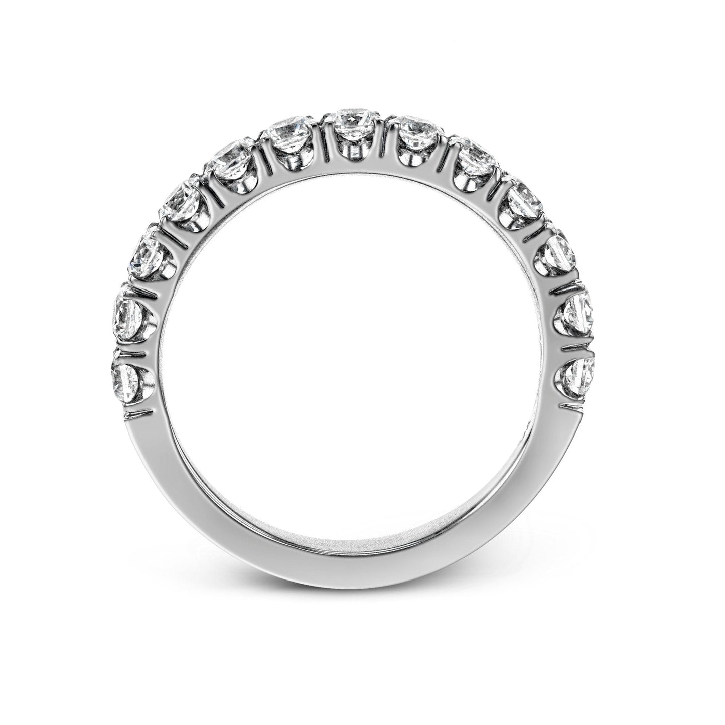 Anniversary Ring In 18k Gold With Diamonds - Simon G. Jewelry