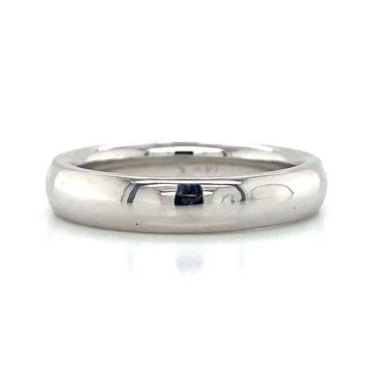 14k White Gold Comfort Fit Band