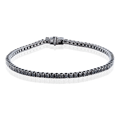 Bracelet in 18k Gold with Black Diamonds - Simon G. Jewelry