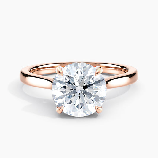 JACKIE Hidden Halo Solitaire Engagement Ring