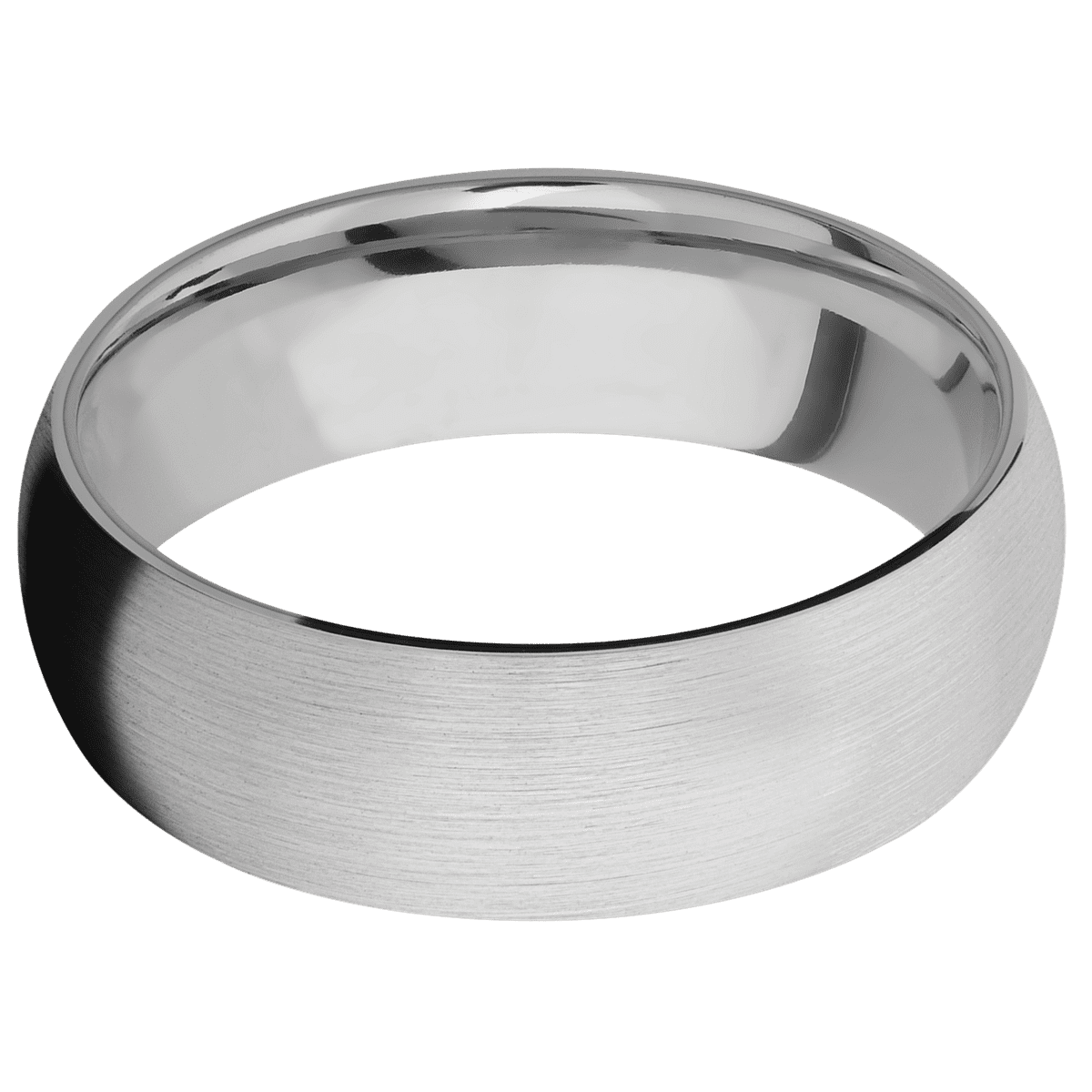 18K White Gold + Satin Finish + Titanium