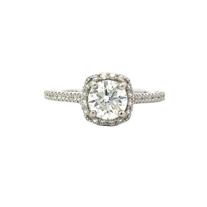 Tacori Halo Design In Platinum