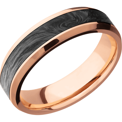 14K Rose Gold + Polish , Polish Finish