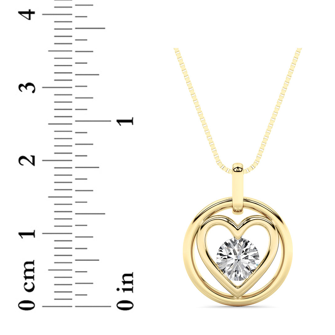 0.75CTW Round Lab-Grown Diamond Necklace