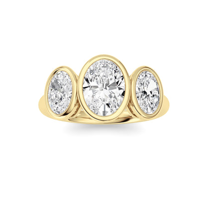 2CTW Oval Lab-Grown Diamond Ring