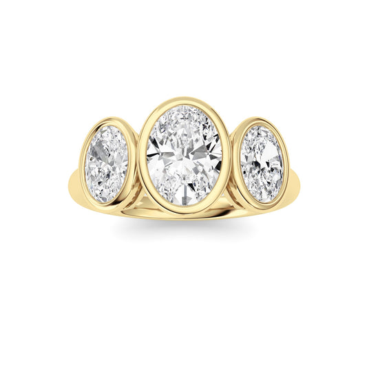 2CTW Oval Lab-Grown Diamond Ring