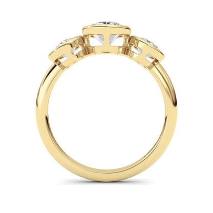 2CTW Oval Lab-Grown Diamond Ring