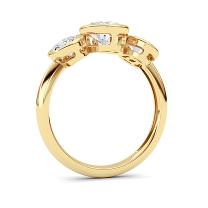 2CTW Oval Lab-Grown Diamond Ring