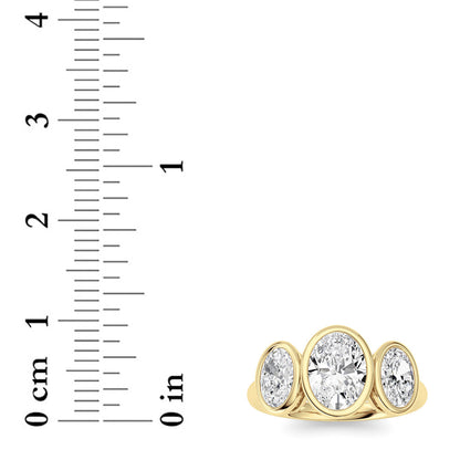 2CTW Oval Lab-Grown Diamond Ring