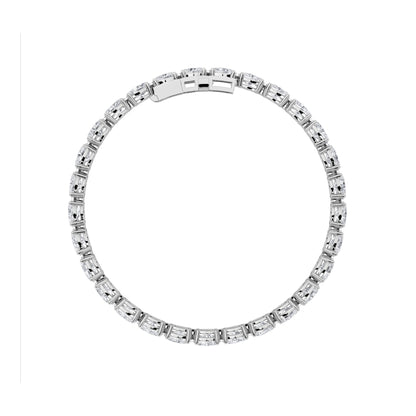 12CTW Oval Lab-Grown Diamond Bracelet 29 Stones